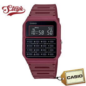 CASIO CA-53WF-4B カシオ 腕時計 デジタル Data Bank データバンク メンズ ブラック ワインレッド カジュアル