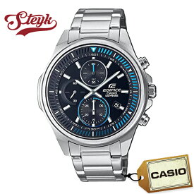CASIO EFR-S572D-1A カシオ 腕時計 アナログ EDIFICE エディフィス メンズ ブラック シルバー ブルー カジュアル