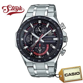 CASIO EQS-920DB-1A カシオ 腕時計 アナログ エディフィス EDIFICE タフソーラー メンズ ブラック シルバー カジュアル