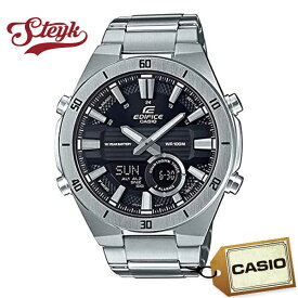 CASIO ERA-110D-1A カシオ 腕時計 アナデジ EDIFICE エディフィス メンズ ブラック シルバー カジュアル