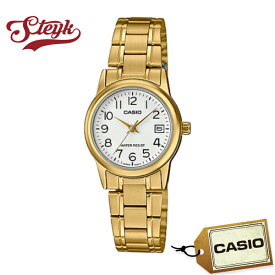CASIO LTP-V002G-7B2 カシオ 腕時計 アナログ スタンダード レディース ホワイト ゴールド カジュアル