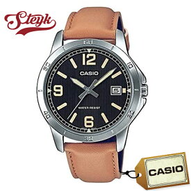 CASIO MTP-V004L-1B2 カシオ 腕時計 アナログ スタンダード メンズ ブラック ブラウン カジュアル