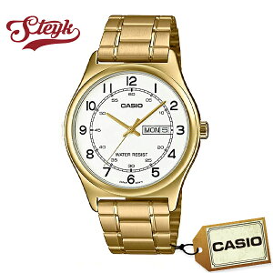 CASIO MTP-V006G-7B �J�V�I �r���v �A�i���O �����Y �z���C�g �S�[���h �J�W���A��