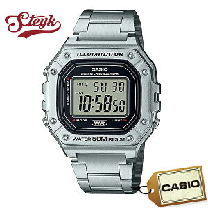 CASIO W-218HD-1A JVI rv fW^ STANDARD X^_[h Y ubN Vo[ JWA