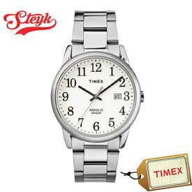 TIMEX TW2R23300 タイメックス 腕時計 アナログ Easy Reader イージーリーダー メンズ シルバー ホワイト カジュアル