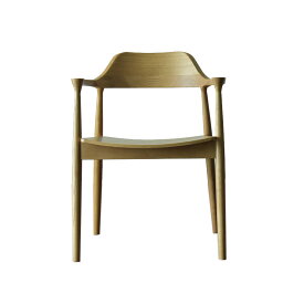 椅子のみ1脚単位 ダイニングチェア 椅子 チェア オーク 無垢 おしゃれ 肘付き モダン 北欧 ブラウン ナチュラル デザインチェア 木製 レトロ シンプル 完成品