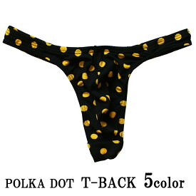 「POLKA DOT T-BACK」 メンズTバック 5色 S M L LL 返品不可 SURYA スーリヤ ステニック
