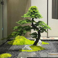 人工観葉植物 マツ 松 枯山水 侘びさび 大型 リアル フェイクグリーン 大型緑葉 観葉植物 観葉樹 フェイ…