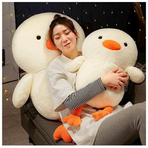 【レビュー特典 20%OFF】ぬいぐるみ アヒル あひる 抱き枕 贈り物 プレゼント 動物 添い寝 かわいい お誕生日 プレゼント置物 おもちゃ 癒し インテリア 店飾り 80cm