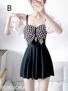 【レビュー特典 20%OFF】韓国風 一字肩 水着 レディース 体型カバー スカート付きビキニ 分体式可愛く体型カバー! UVカット 3WAYで着られる オフショルセットアップ水着 子供服 キッズ 女の