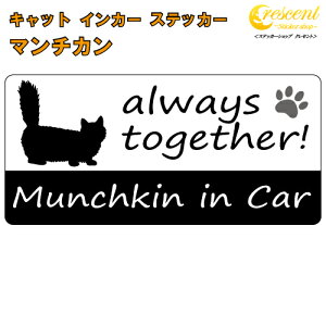 �}���`�J�� munchkin in Car �X�e�b�J�[ �v�����g�^�C�v �yCat in Car �L���b�g �C���J�[ �L �V�[�� �f�J�[���z�y�����ύX�z