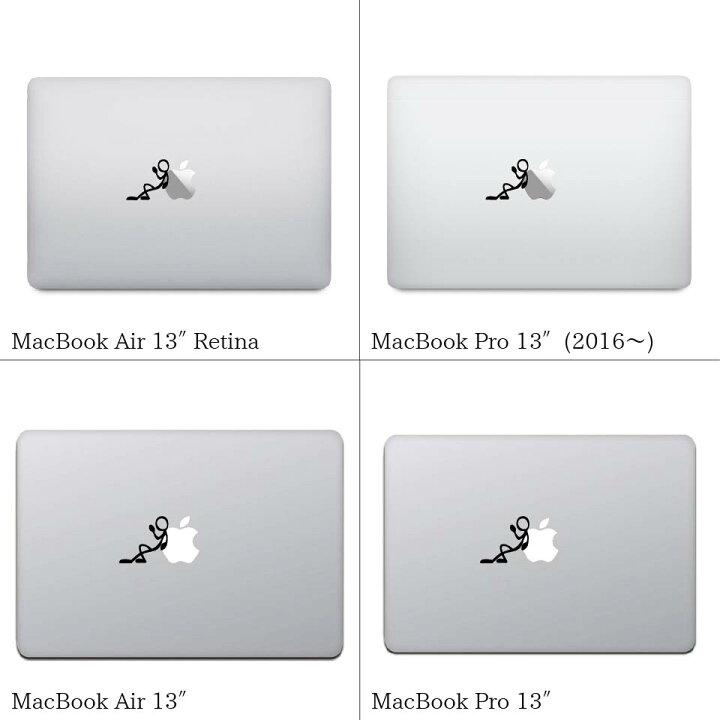 楽天市場】【全機種対応】MacBook ステッカー スキンシール デカール 