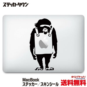 yS@ΉzMacBook XebJ[ XLV[ fJ[ oNV[ vJ[h `oW[ "The Placard Chimp" Air Pro 11 12 13 14 15 16 M1 M2