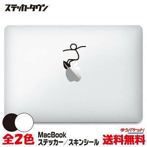 yS@ΉzMacBook XebJ[ XLV[ fJ[ _l T[t "stickman surf" Air Pro 11 12 13 14 15 16 M1
