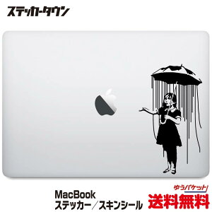yS@ΉzMacBook XebJ[ XLV[ fJ[ oNV[ P Banksy "umbrella girl" Air Pro 11 12 13 14 15 16 M1 M2