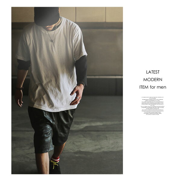 楽天市場 遂に登場 Worca Keith 本革 を贅沢に使用した ショートパンツ リラックスが似合う レザー ショートパンツ モード系 レザーショーツ 個性派 レギンス メンズ サルエルパンツはスティックアウト