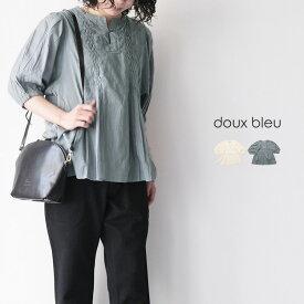 【30%OFF SALE/セール】doux bleu ドゥーブルー コットンボイル ピンタック ブラウス 23183244 ギフト プレゼント ランキング