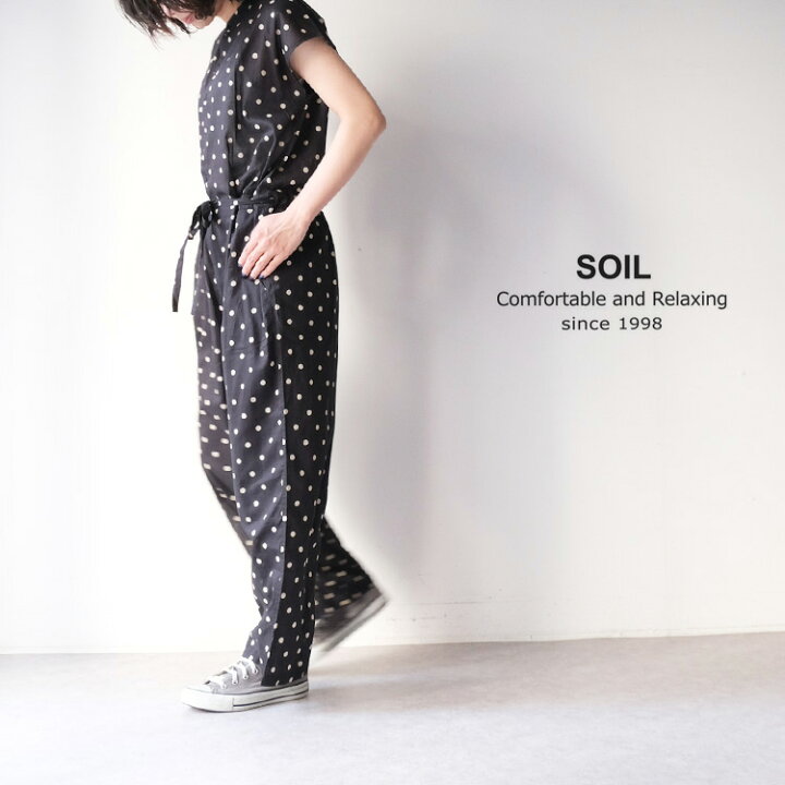 楽天市場】SOIL ソイル コットンボイル ドットプリント バンドカラー 