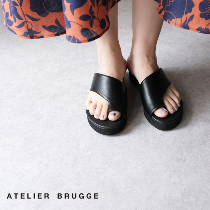 楽天市場】atelier brugge アトリエブルージュ トング サンダル 23ISM 