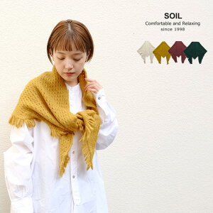 �yLINE�o�^��500�~�I�t�N�[�|���z SOIL �\�C�� TRIANGLE SCARF BNSL1961C�g���C�A���O�� �X�J�[�t ��̓��M�t�g2026 �v���[���g �����L���O