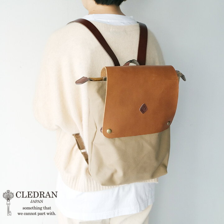 楽天市場】CLEDRAN / クレドラン【送料無料】MARCHE CANVAS RUCK SACK 