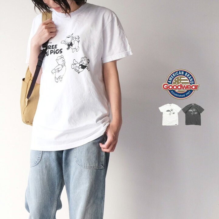 楽天市場】GOODWEAR グッドウェア 製品染め 20ジャージ Three Little 