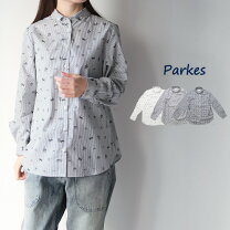 楽天市場】parkes（柄ストライプ）（トップス｜レディースファッション 