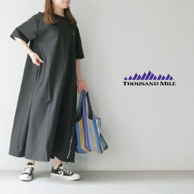 THOUSAND MILE サウザンドマイルSHORT SLEEVE DRESS TM241NP00132 ショートスリーブ ワンピース 【2024SS 春夏】 ギフト 母の日 プレゼント ランキング