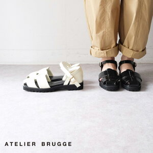 �y30%OFF SALE/�Z�[���z atelier brugge �A�g���G�u���[�W�� �O���J �T���_�� 25ISM-10 �M�t�g �v���[���g �����L���O