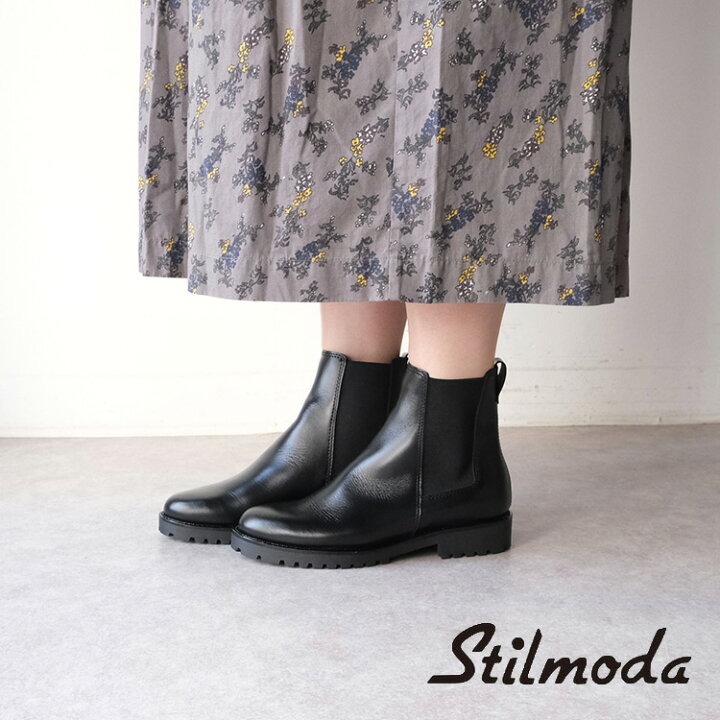 楽天市場】Stilmoda スティルモーダ 3107NAPPAレザー サイドゴア 