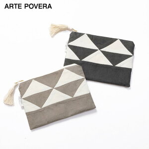 【30%OFF SALE/セール】 【LINE登録で500円オフクーポン】 ARTE POVERA アルテポーヴェラリネン シーツ パッチワーク ポーチ (M) 2024winter05 鞄 カバンポーチ ギフト プレゼント ランキング