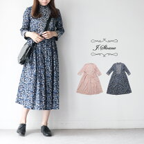 リバティプリントワンピース j.sloane リバティ ワンピース リバティ ジェイスローアン ワンピース レディースファッション の通販