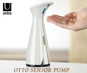 【UMBRA／アンブラ】OTTOSENSORPUMP（オットセンサーポンプ）/キッチンポンプ/洗剤入れ