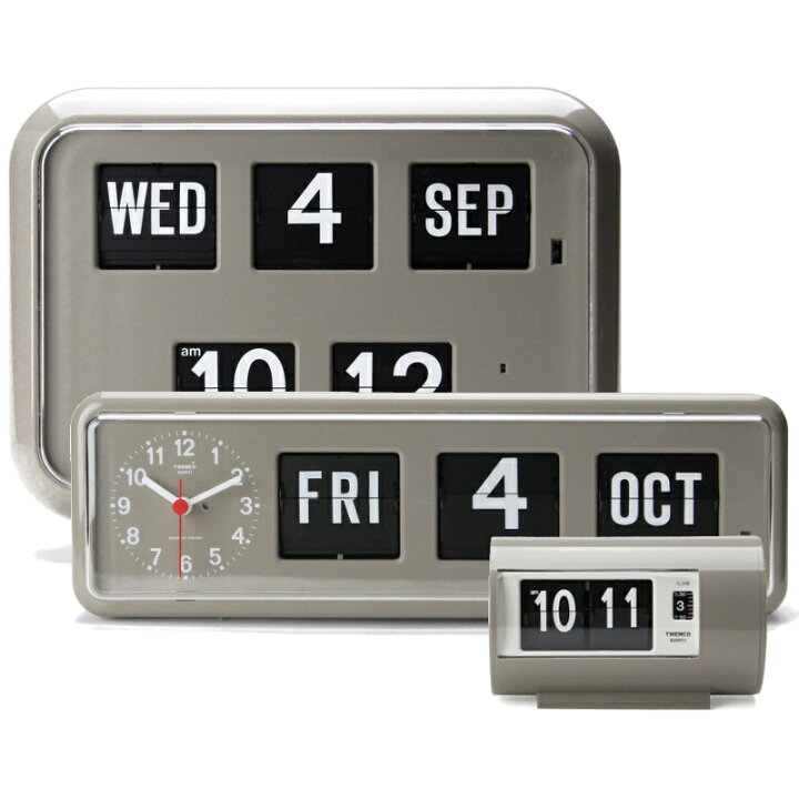 楽天市場】【送料無料】【Twemco】Calendar Clock #BQ-38【トゥエンコ 