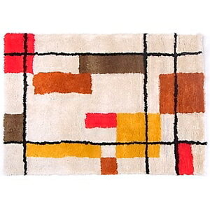 �y�T�C�Y�ύX�\�z�yMid-Century MODERN�z�I�[�_�[���O�}�b�g No42�E�X�N�G�A�E�z���C�g�E1100x1600mm