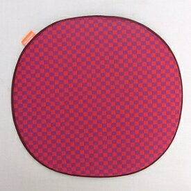 【Mid-Century MODERN】 オリジナルシートパッド・ アレキサンダージラルド「Checker」・赤x紫