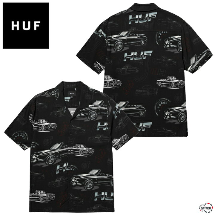 楽天市場】【SALE 35%OFF 定価16,500円】 HUF DROP TOP RESORT SHIRT 