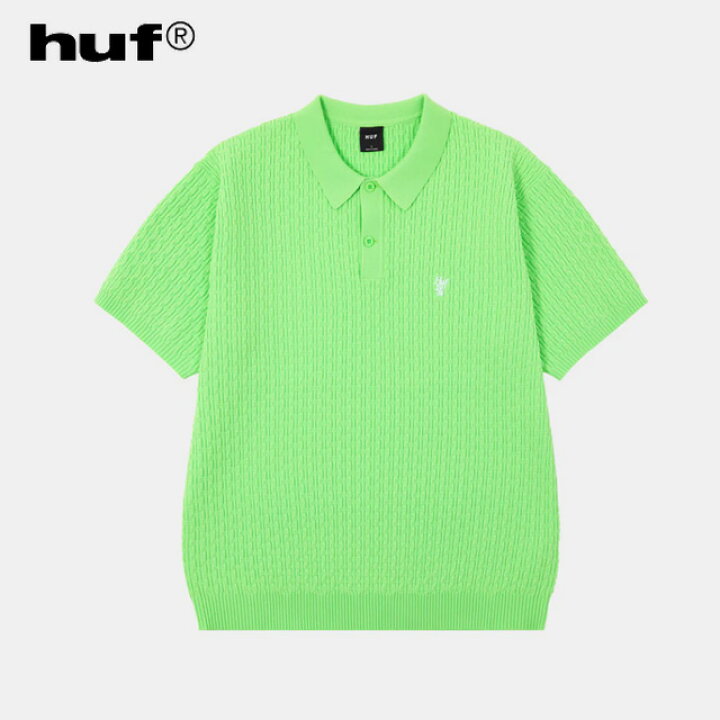 楽天市場】【SALE25％OFF 定価13,200円】HUF HUF 1984 KNIT POLO 