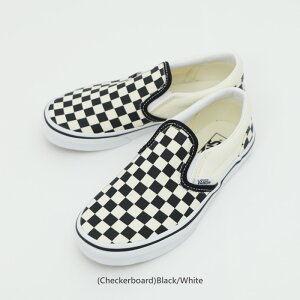 VANS ���@���Y Uy Classic Slip-On VN000ZBUEO1 �N���V�b�N�X���b�|�� �L�b�Y ���ǂ� �C �j�̎q ���̎q �o���Y �X�j�[�J�[ �� �� �`�F�b�N �J�W���A�� �R���� �����₷�� �؂��� �l�C 18.5 19 20 21cm ���K