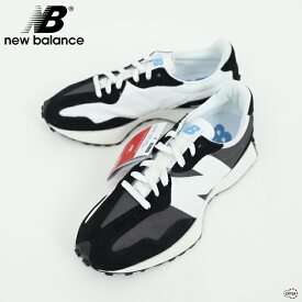 New balance U327LC ローカットスニーカー ライフスタイル ユニセックス シューズ 靴 黒 ブラック 大人カジュアル ビッグロゴ シンプル レトロ 定番 新品 レースアップ 紐靴 ランニング ウォーキング 運動 おしゃれ アウトドア 普段使い ニューバランス 正規取扱店