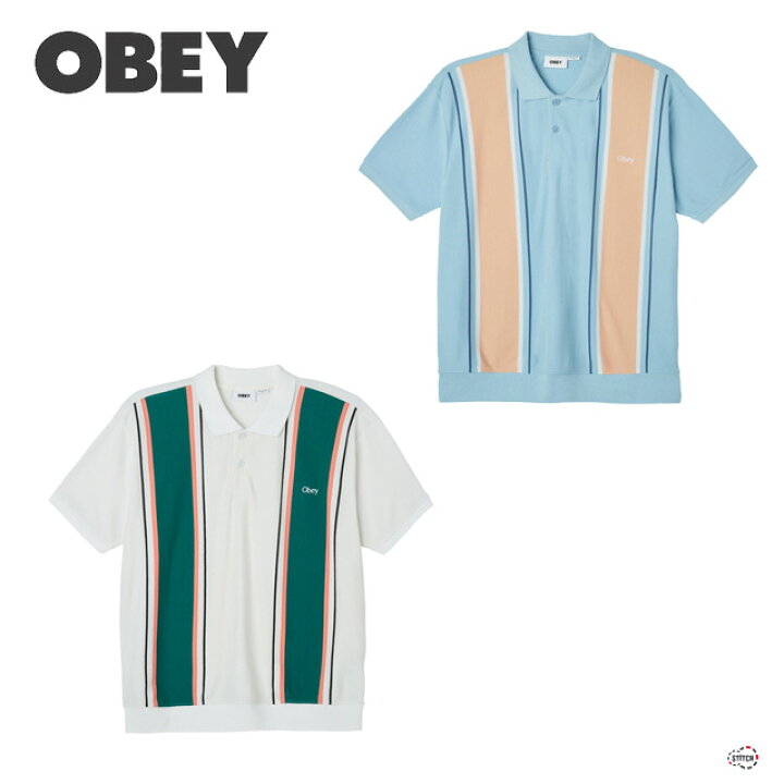 楽天市場】【SALE 25％OFF 定価13,200円】OBEY AMBROSE POLO SS 
