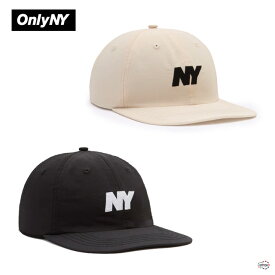 OnlyNY NY Speed Logo Hat 6-Panel cap エヌワイスピードロゴ6パネル ナイロンキャップ 帽子 ロゴ ブランド シンプル カジュアル ストリート サイズ調整可能 オンリーニューヨーク 正規取扱店