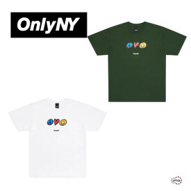 【SALE 定価6,500円】OnlyNY Unity T-Shirt ユニティーTシャツ 半袖 白 緑 メンズ オンリーニューヨーク ストリート アメリカ ブランド 新品 カジュアル 正規取扱店【クリックポスト配送商品】