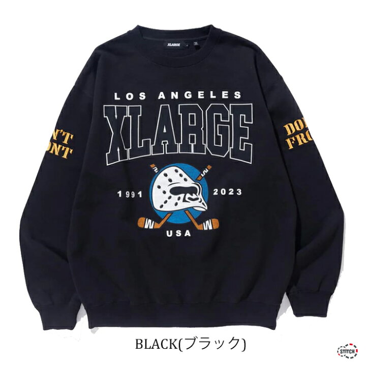 楽天市場】【SALE35%off 定価13,200円】 XLARGE HOCKEY CREWNECK SWEAT  