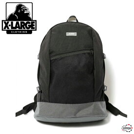 【SALE 定価13,200円】 X-LARGE FUNCTION BACKPACK 101231053003 ファンクション バックパック リュック かばん クロ グレー ブランド シンプル メンズ エクストララージ 正規販売店舗