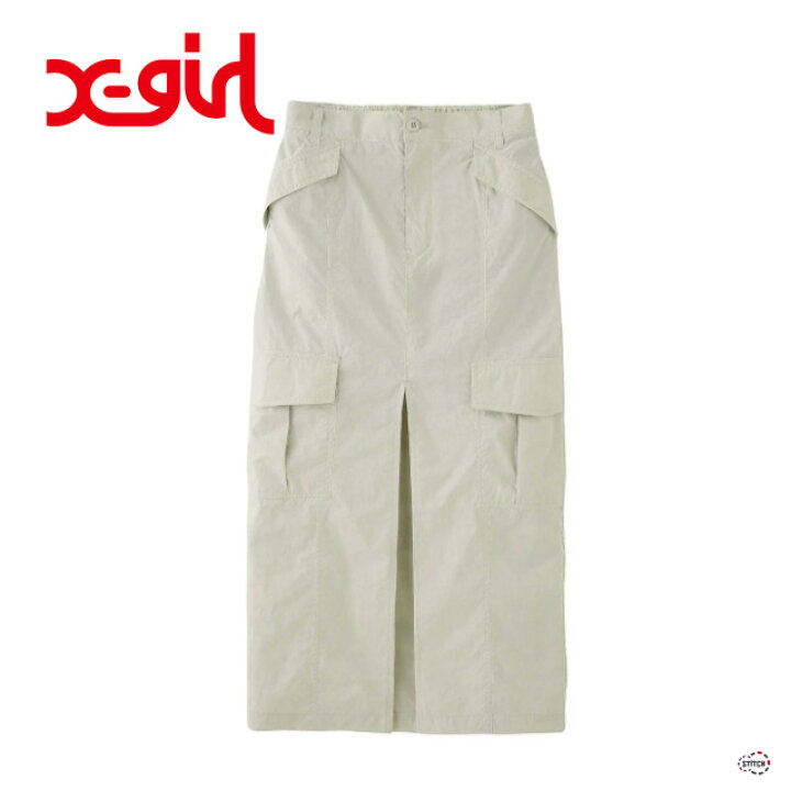 楽天市場】X-girl LIGHTWEIGHT CARGO SKIRT 105242032006 ライト  
