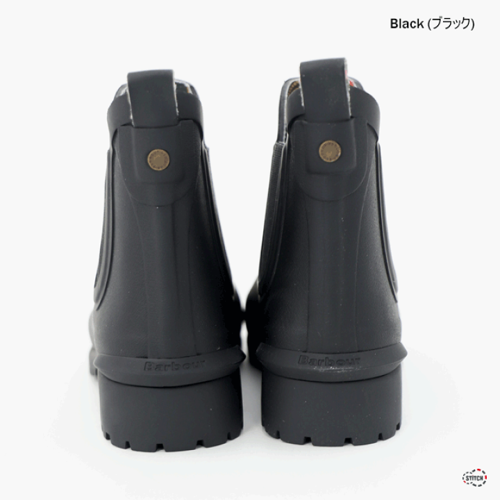 楽天市場】Barbour Wilton LRF0066 サイドゴア レインブーツ