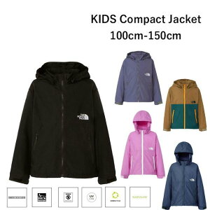 THE NORTH FACE Kids Compact Jacket NPJ72310 24SS コンパクトジャケット キッズ 子供用 100-150cm ナイロンジャンパー ザ・ノース・フェイス 正規取扱店【20%OFF 定価9,900円】