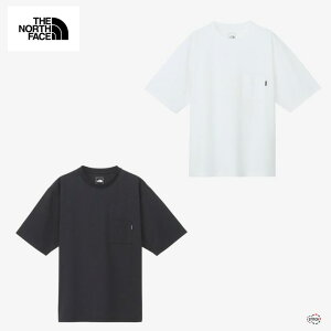THE NORTH FACE S/S AIRY POCKET TEE NT12447 ショートスリーブエアリーポケットティー メンズ 胸ポケット ワンポイント 白 黒 着心地抜群 UVカット 軽量 無地 半袖Tシャツ ロゴ ザ・ノース・フェイス 正