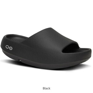 �y���S�̕i���ۏؔ��N�ԁz OOFOS �E�[�t�H�X OOahh+ Black �E�[�A�[�v���X ���J�o���[�T���_�� �X���C�h �����Y ���f�B�[�X �T���_�� �u���b�N �� ��J�� �E�H�[�^�[ ���W���[ ���i�g�� ���� �O